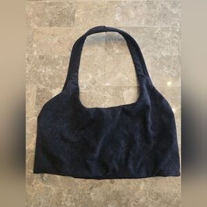 Free People Movement Halter Black Wash Sport Bra